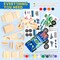Kids Craft Kit Build & Paint Your Own Wooden Race Car Art & Craft Kit DIY Toy Make Your Own Car Truck Toy Construct and Paint Craft Kit, Presents for Kids